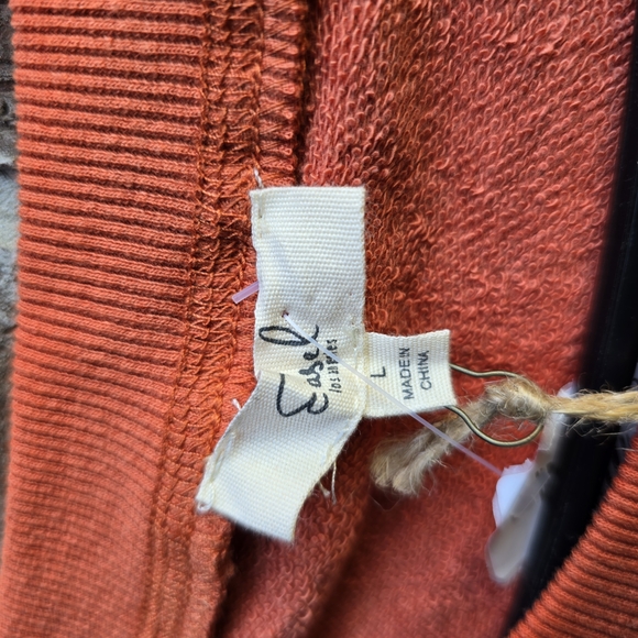 Orange and Gray Long Sleeve Shirt - Picture 3 of 10